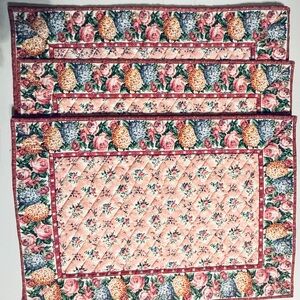 ONE NEW PASTEL PINK Vera Bradley Placemat - ONE.